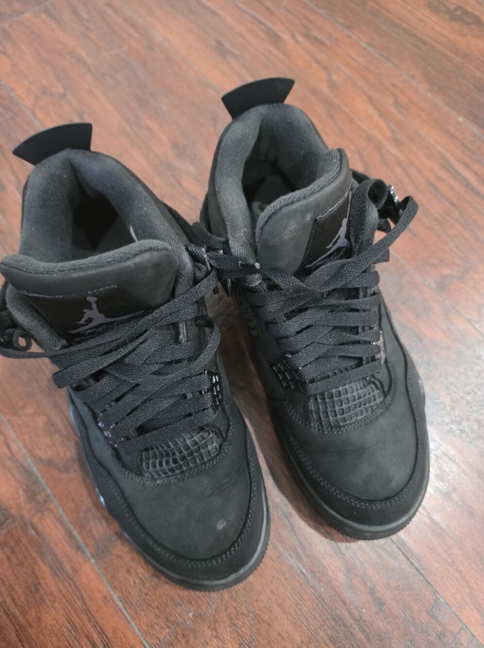 Nike Air Jordan 4 Retro "Black Cat" Size 8 - Picture 4 of 13